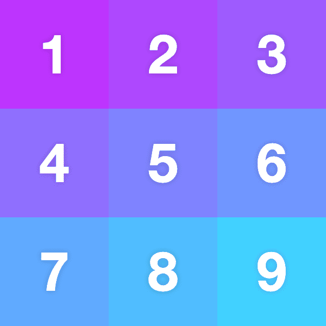 Sliding Puzzle 3x3 Numbers - Free Online Game @omaegames.com}